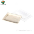 Jednorazowe małe naturalne biodegradowalne taca do pulpy Sushi Paper